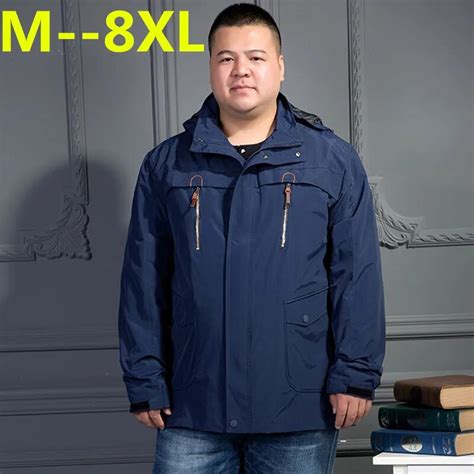 Plus size 10XL 8XL 6XL 5XL 4XL Men's Casual Jackets Man's Army ...