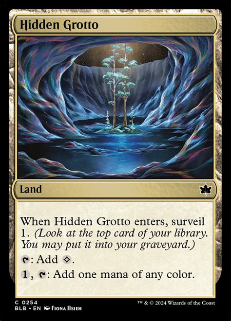 Hidden Grotto Bloomburrow | Magic | CardTrader