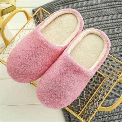 Maynos - Women Warm Slippers, Unisex Indoor House Bedroom Slippers Non ...