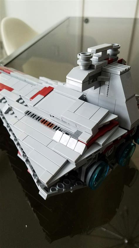 Moc star destroyer lego #starwars #lego #legomoc #imperialstardestroyer ...