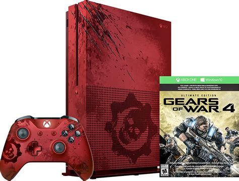 Best Buy: Microsoft Xbox One S 2TB Console Gears of War 4 Limited ...