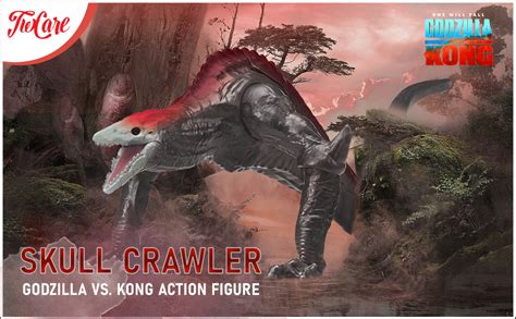 Amazon.com: TwCare Godzilla vs. Kong Hollow Earth Skull Crawler Toy ...