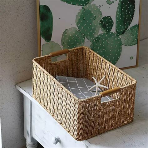 Wicker Basket Bathroom Storage | The Wicker Home®