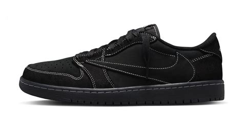 Travis Scott x Air Jordan 1 Low ‘Black Phantom’ Collab Release info ...