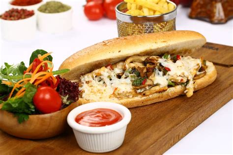 Hot Sub Sandwiches stock image. Image of order, banana - 97657471