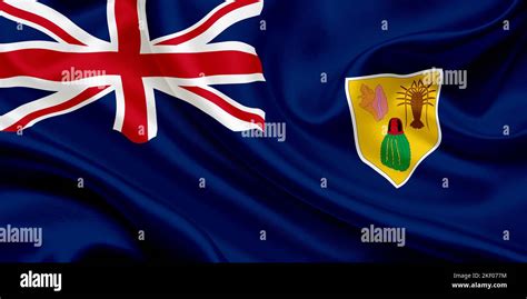 official national flag of Turks and Caicos Islands Stock Photo - Alamy