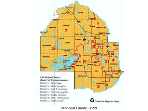 Hennepin County Commissioner Districts, 1971-2014