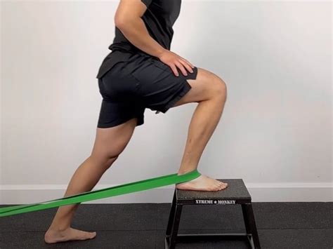 Elevated Banded Ankle Dorsiflexion — Rehab Hero