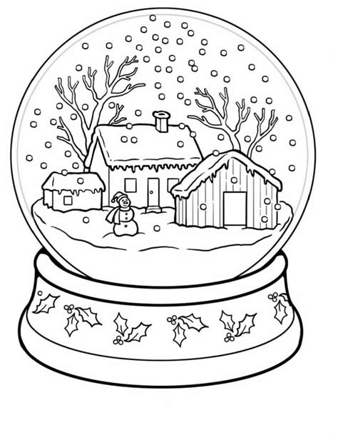 Free Printable Winter Coloring Pages