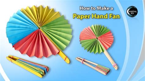 Chinese Paper Fan Craft Popsicle Stick Paper Fan Craft How To Make A ...