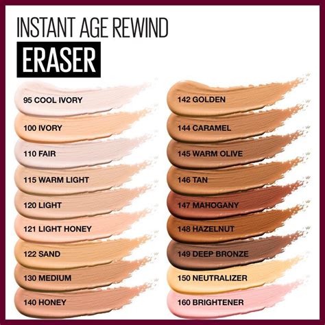 Maybelline Instant Age Rewind Eraser Dark Circles Treatment Concealer ...