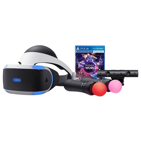 PlayStation VR “Starter Plus Pack” + VR Worlds + Twin Move Controllers ...