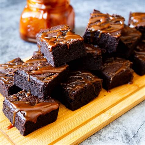 Decadent Caramel Brownies: A Sweet and Gooey Delight - Veena Azmanov ...