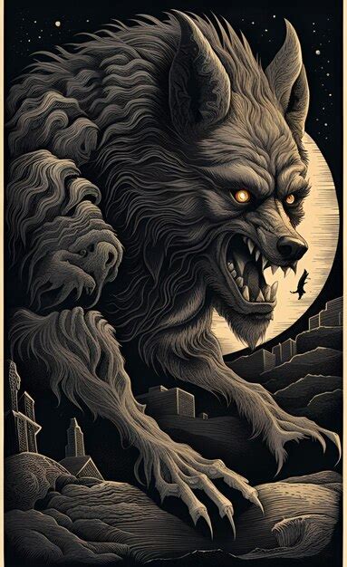 Premium Photo | Werewolf art