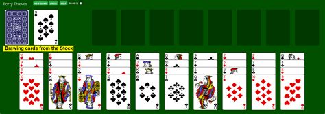 Fortythieves Solitaire - Play Online - Solitaire