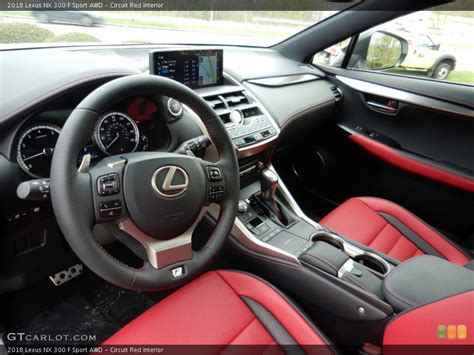 Circuit Red Interior Photo for the 2018 Lexus NX 300 F Sport AWD ...