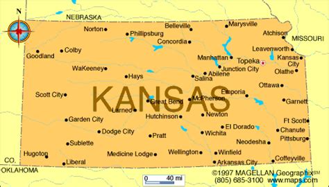 Kansas | Kansas map, Kansas, Map