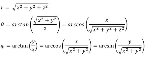 Spherical Coordinates, Convert to Cartesian & Radians to Degrees ...