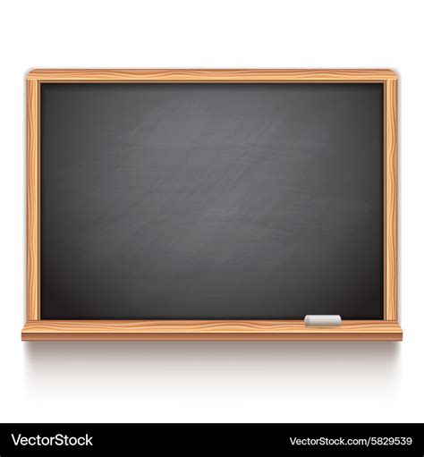 Black School Chalk Board Royalty Free Vector Image