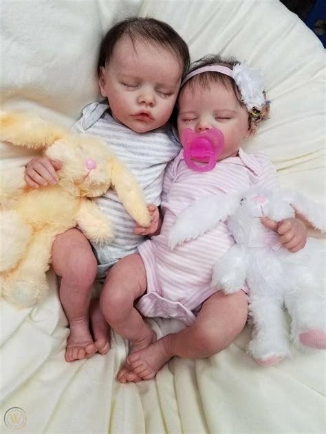 Reborn Baby Boy and Girl Twin A & B by Bonnie Brown Reborn Dolls ...