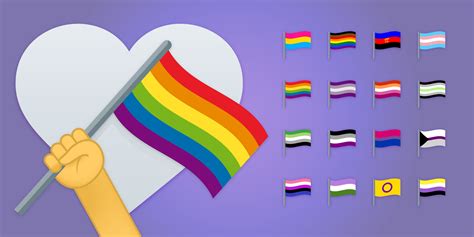 World’s First LGBT+ Emoji Flags for #Pridemonth