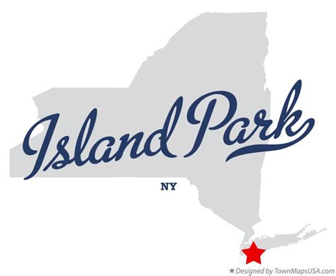 Map of Island Park, NY, New York