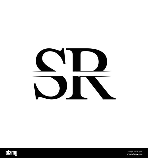 Initial Letter SR Logo Design Vector Template. SR Letter Logo Design ...