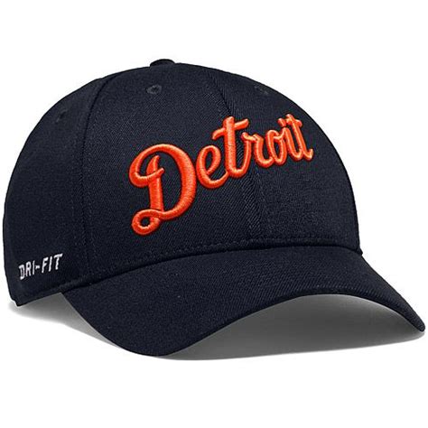 Detroit Tigers Dri-FIT Swoosh Flex Stretch Fit Cap by Nike | Fitted ...