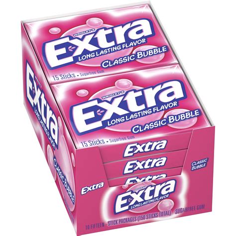 Amazon.com : Extra Spearmint Sugarfree Gum, 35 piece pack (6 Packs ...