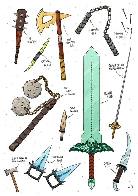 [ART] Weapon Inspiration for you guys : r/DnD