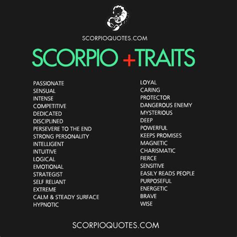 33 Scorpio Positive Traits List | Scorpio Quotes