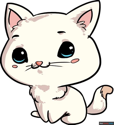 Chibi Neko Drawing