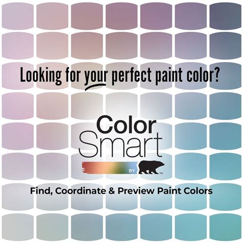 ColorSmart by BEHR® in 2021 | Paint color chart, Paint color visualizer ...