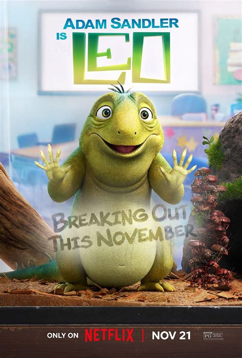 Leo Trailer & Poster Teases Adam Sandler as a Jaded Old Lizard on Netflix