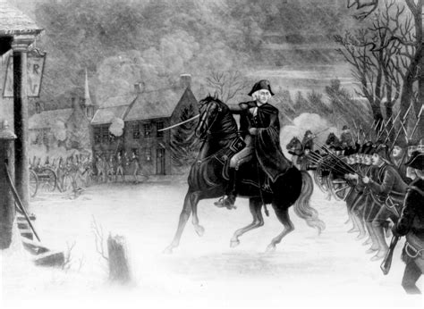 George Washington at the Battle of Trenton, New Jersey image - Free ...