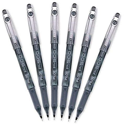 Pilot Precise P-500 Gel Ink Rolling Ball Pens, Extra Fine Point, Black ...