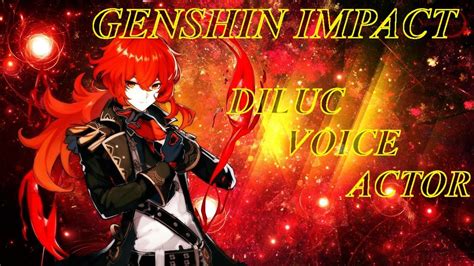 Genshin Impact's Diluc English Voice Actor | Voice actor, The voice, Actors