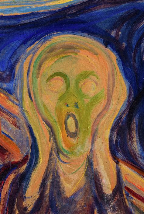 The Scream, Face Painting by Edvard Munch - Pixels