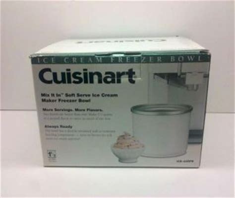 Cuisinart ICE 45RFB 1 1/2 Quart Ice Cream Maker Freezer Bowl For use ...