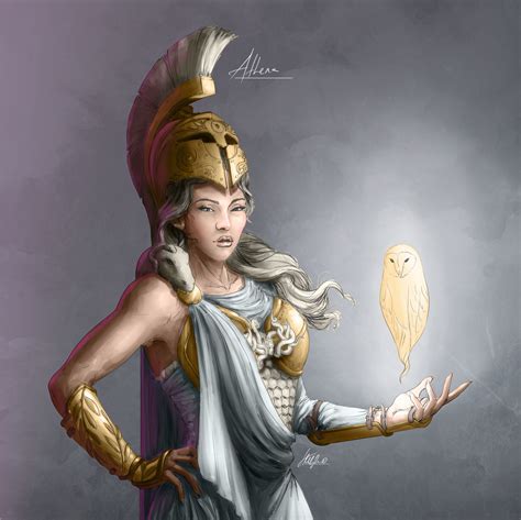 Athena Greek Goddess Colors