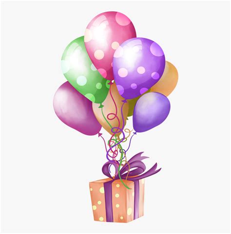 Joyeux Emoji Birthday - Birthday Balloons And Presents, HD Png Download ...