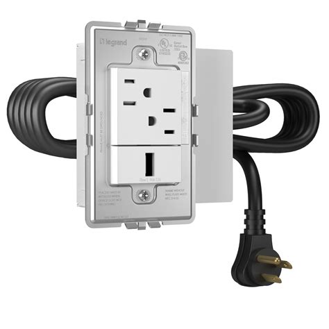 Furniture Power, Outlet and USB Port, White | In-Surface Furniture ...