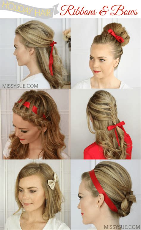 Holiday Hair Ribbons and Bows