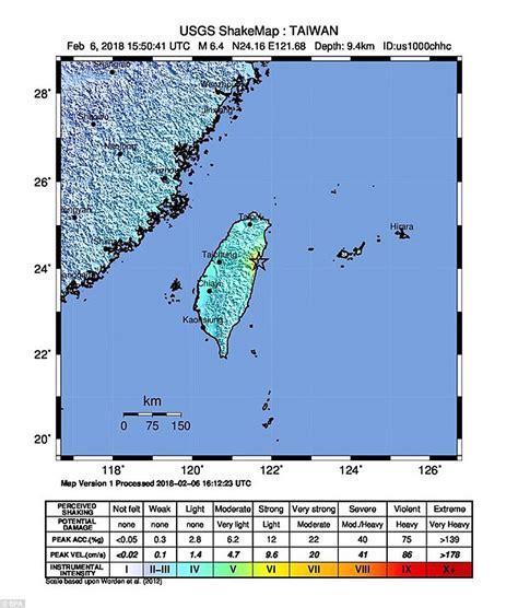 Hotel collapses after 6.4 magnitude earthquake in Taiwan | Daily Mail ...