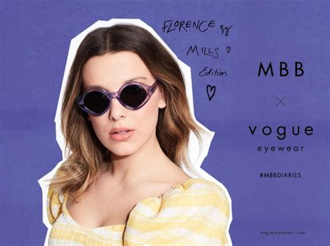 Millie Bobby Brown for MBB x Vogue Eyewear 2021 campaign