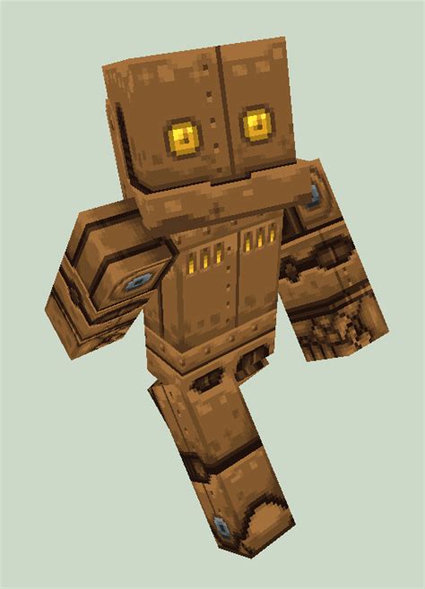 Minecraft Steampunk Robot Character Skin by Rayavision on DeviantArt