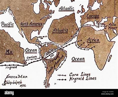 Atlantis map hi-res stock photography and images - Alamy