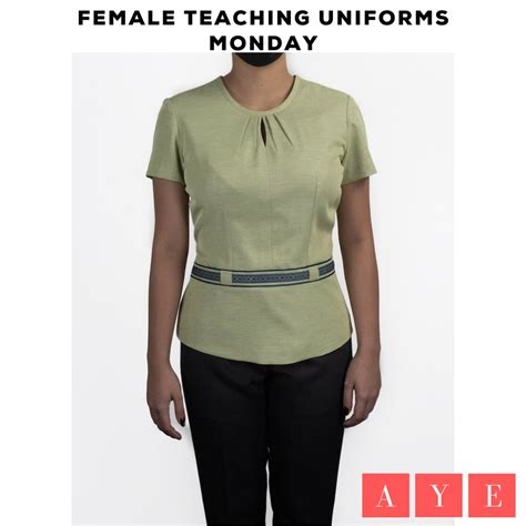 School Teacher Uniform Female Set Monday, Tuesday, Wednesday & Thursday ...