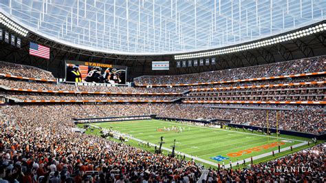 Chicago Bears Reveal Plans For New Lakefront Domed Stadium