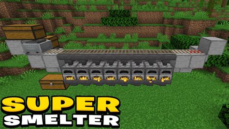 Minecraft's Easiest Super Smelter 1.21 Tutorial - YouTube